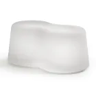 Banco de exterior ondulado en polietileno Made in Italy - Brenda Viadurini