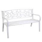 Banco de jardín de metal con diferentes acabados - Grapadora Viadurini