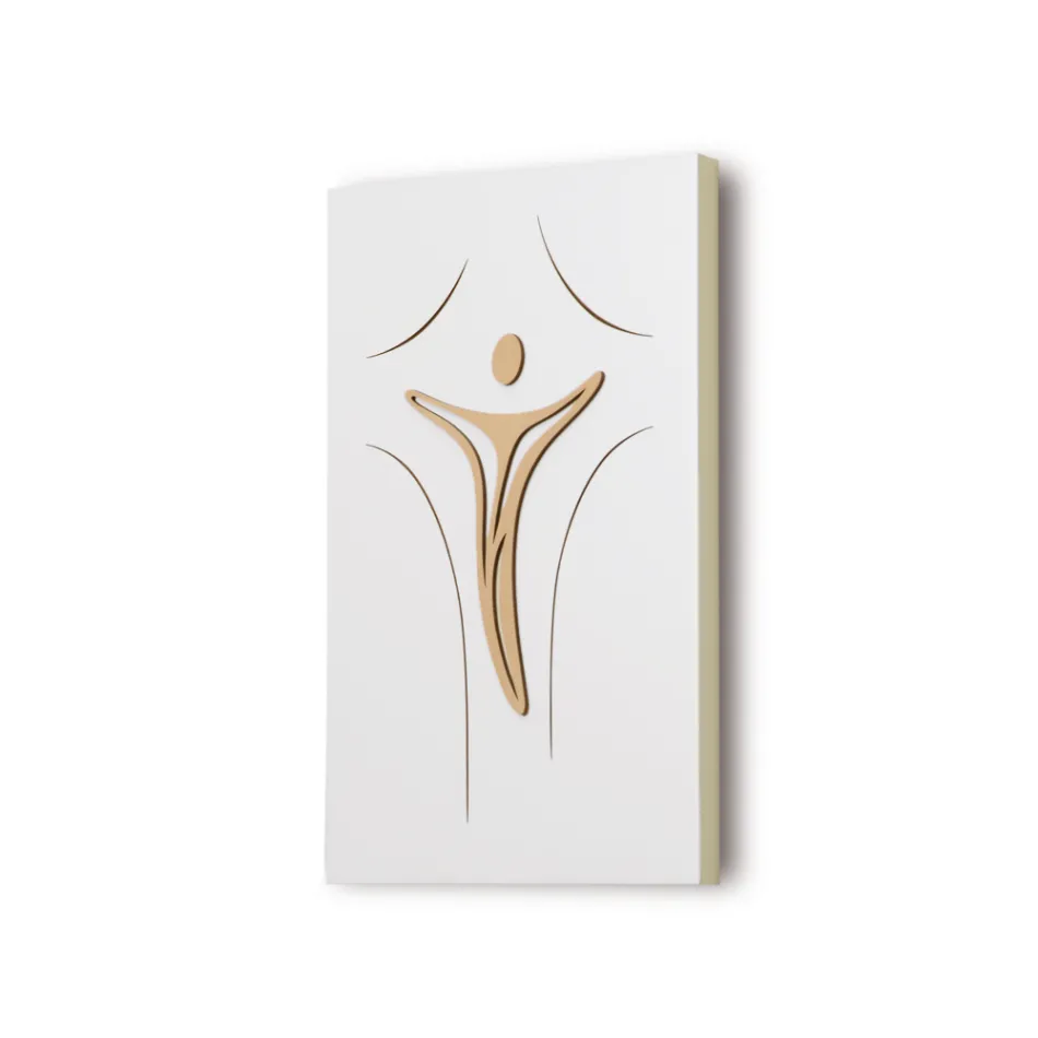 Panel que representa a Jesús Grabado con Láser Made in Italy - Bice Viadurini