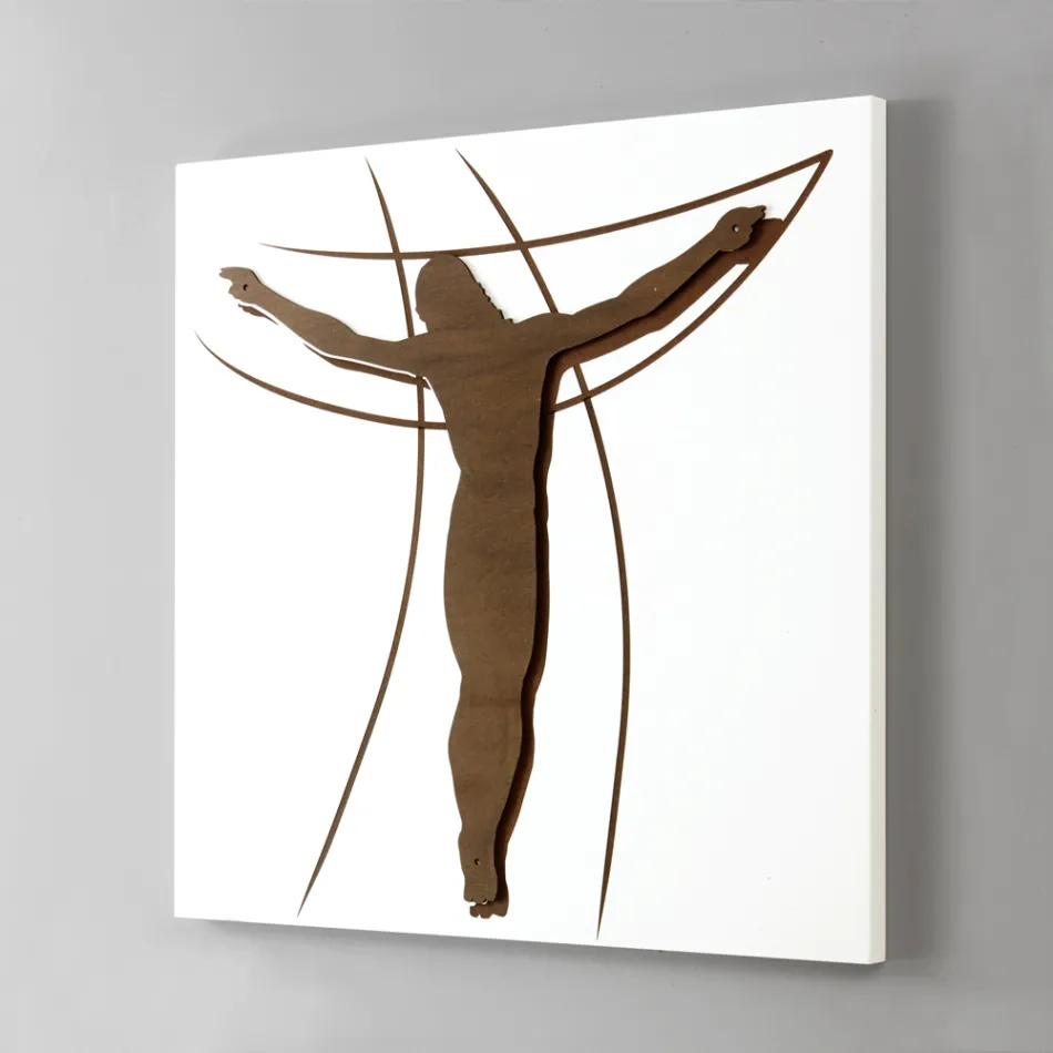 Panel grabado con láser que representa la pasión Made in Italy - Ersilia Viadurini