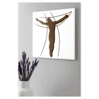 Panel grabado con láser que representa la pasión Made in Italy - Ersilia Viadurini