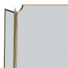 Parachispas con fina malla negra y latón Made in Italy - Ballena Viadurini