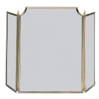 Parachispas con fina malla negra y latón Made in Italy - Ballena Viadurini