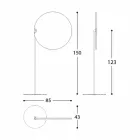 Sombrilla de tela con estructura de aluminio - Emma Sunscreen by Varaschin Viadurini