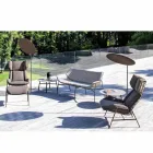 Sombrilla de tela con estructura de aluminio - Emma Sunscreen by Varaschin Viadurini