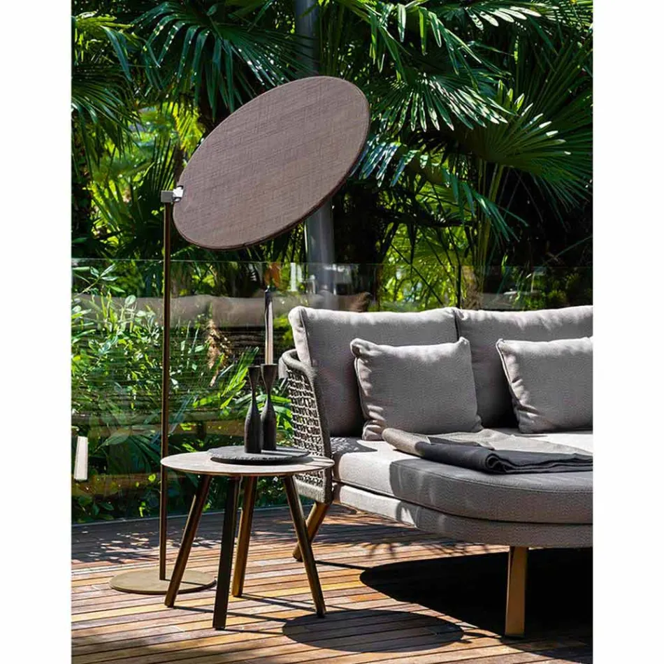 Sombrilla de tela con estructura de aluminio - Emma Sunscreen by Varaschin Viadurini