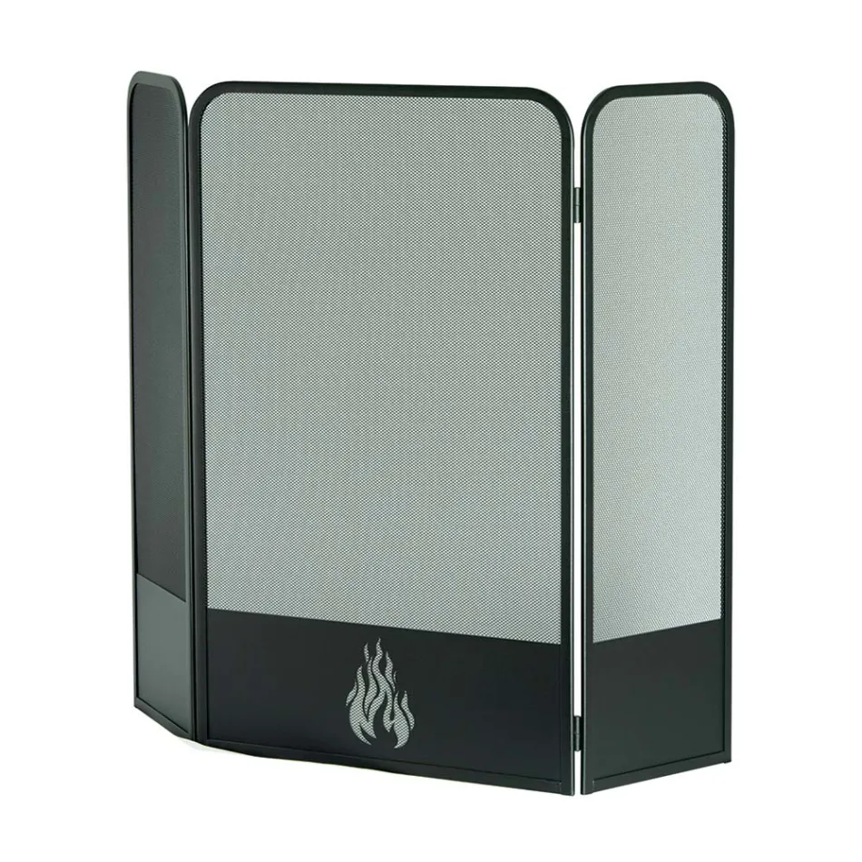 Protector de estufa con 3 puertas metálicas Made in Italy - Cigno Viadurini