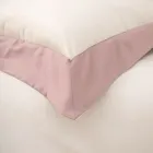 Juego de funda nórdica 100 % algodón y 10 % satén de algodón con 2 fundas de almohada - Detalle Viadurini