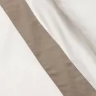 Juego de funda nórdica 100 % algodón y 10 % satén de algodón con 2 fundas de almohada - Detalle Viadurini