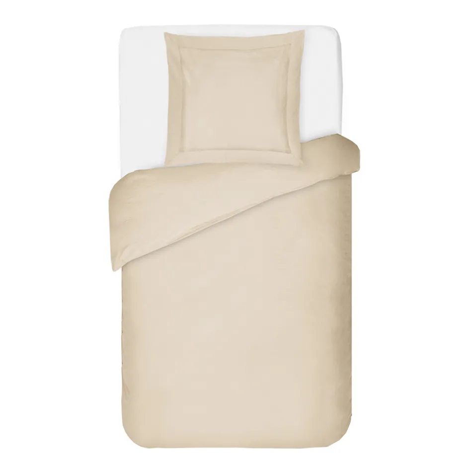 Juego de funda nórdica de satén 100 % algodón con 1 funda de almohada, fabricado en Italia, suave y esponjoso Viadurini