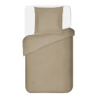 Juego de funda nórdica de satén 100 % algodón con 1 funda de almohada, fabricado en Italia, suave y esponjoso Viadurini