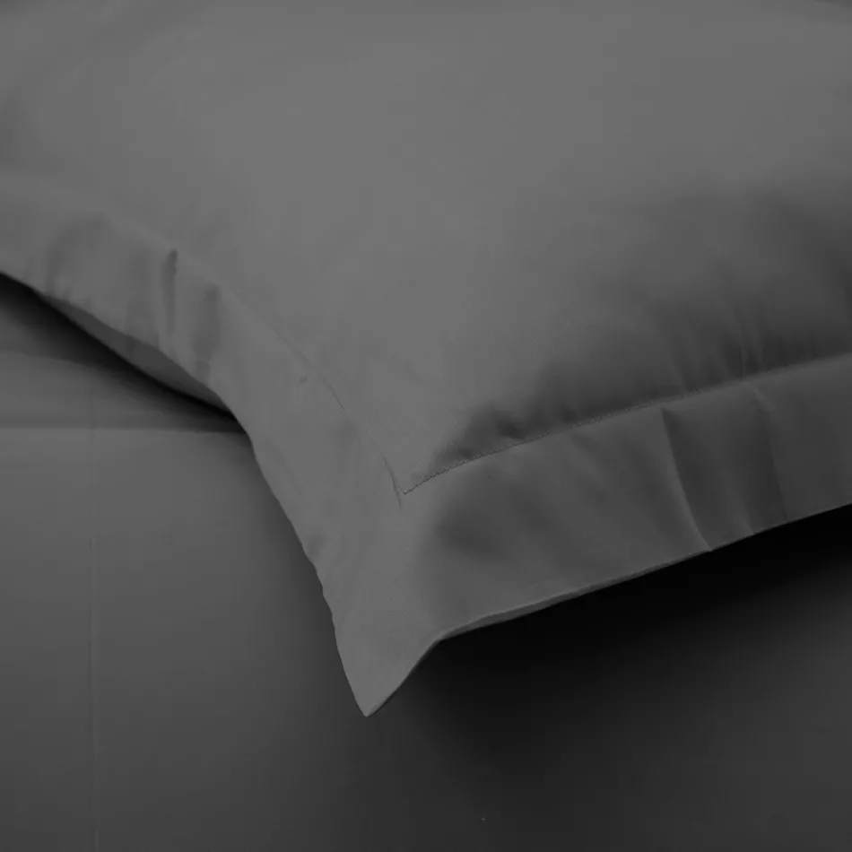 Juego de funda nórdica de satén 100 % algodón con 1 funda de almohada, fabricado en Italia, suave y esponjoso Viadurini