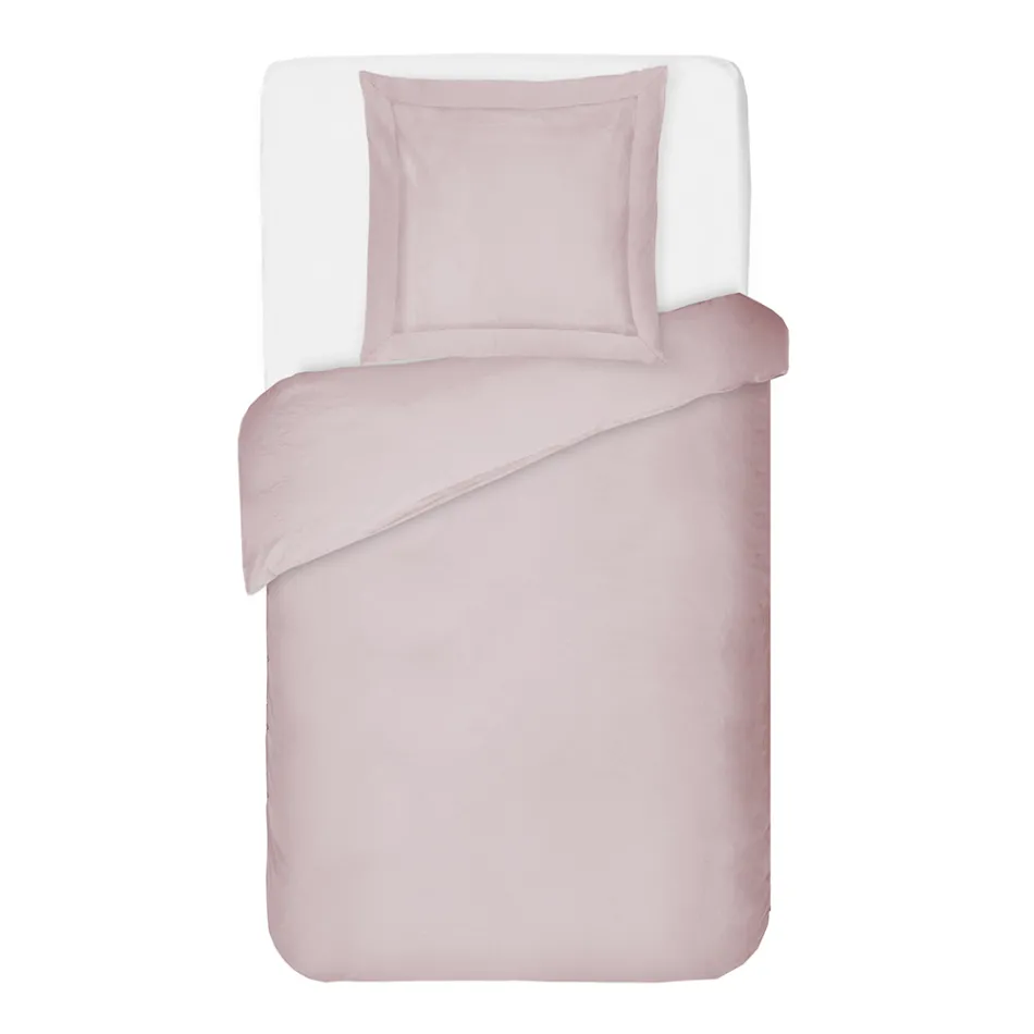 Juego de funda nórdica de satén 100 % algodón con 1 funda de almohada, fabricado en Italia, suave y esponjoso Viadurini