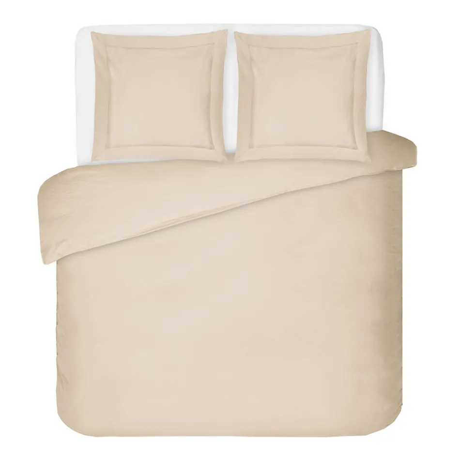 Juego de funda nórdica de satén 100 % algodón con 2 fundas de almohada fabricadas en Italia - Fluffy Viadurini