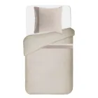 Juego de funda nórdica 90% algodón y 10% lino con 1 funda de almohada fabricado en Italia - Nestlé Viadurini