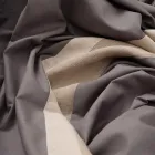 Juego de funda nórdica 90% algodón y 10% lino con 2 fundas de almohada fabricado en Italia - Nestlé Viadurini