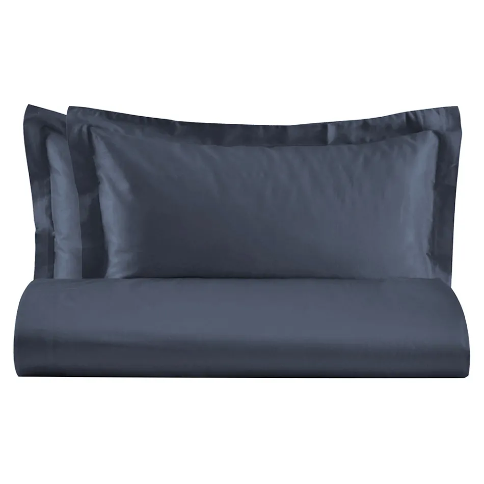 Juego de funda nórdica doble en satén 100 % algodón fabricado en Italia - Fluffy Viadurini