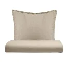 Juego de funda nórdica individual en puro algodón teñido en prenda con 1 funda de almohada - Delicacy Viadurini