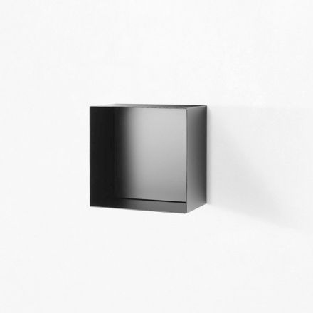 Mueble alto reversible cuadrado de metal - Libro Viadurini