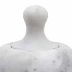 Mortero Cascanueces en Mármol Blanco Carrara Hecho en Italia - Cullio Viadurini