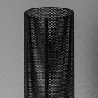Lámpara de pie con difusor de metal perforado Made in Italy - Come Viadurini