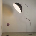 Lámpara de pie moderna In-es.artdesign Half Moon color nebulita