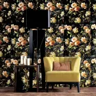 Lámpara de pie de madera y tela de diseño Grilli Zarafa fabricada en Italia. Viadurini