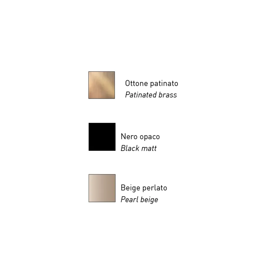 Lámpara de pie moderna de metal con doble iluminación Made in Italy - Roman Viadurini