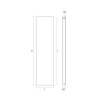 Placa Radiante de Acero al Carbono con Sistema Hidráulico Made in Italy - Bigne Viadurini