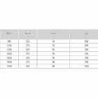 Placa radiante eléctrica de diseño moderno hasta 1000 W - Libro Viadurini