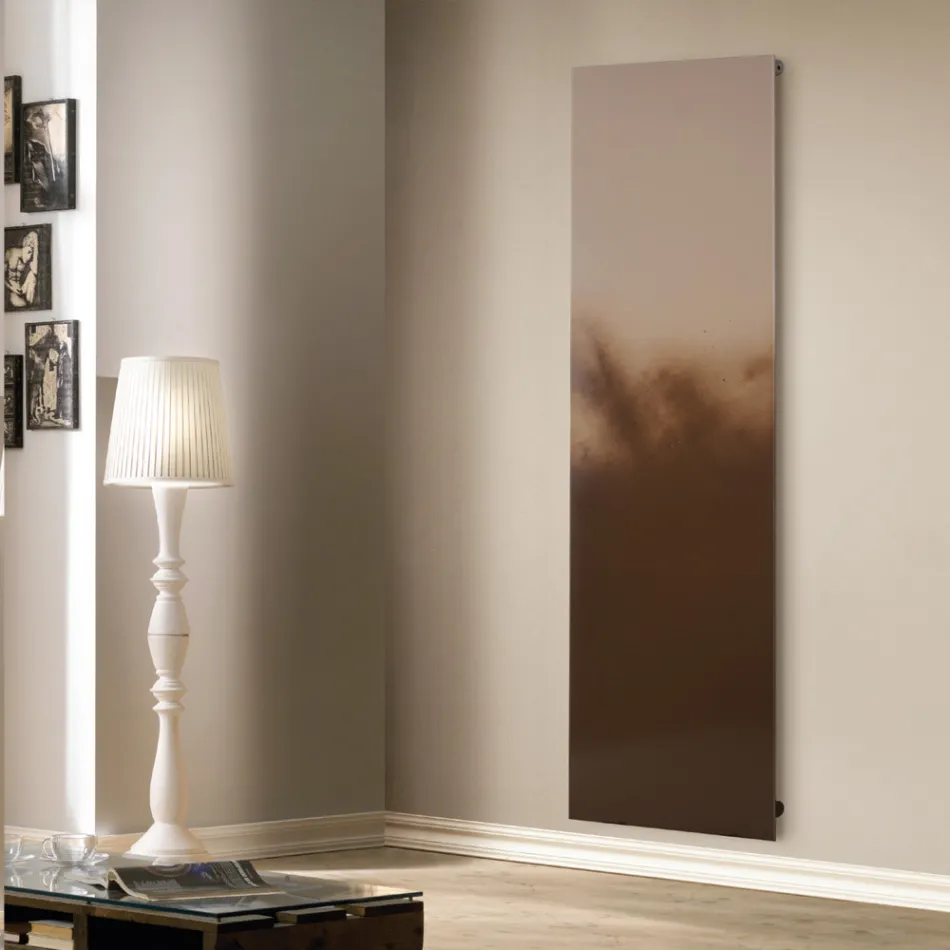 Placa radiante eléctrica con degradado de color fabricada en Italia - Selce Viadurini