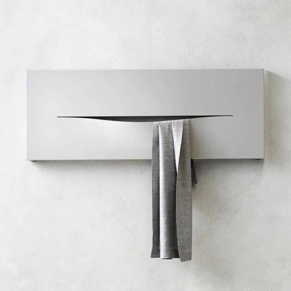 Plancha Radiante Hidráulica de Diseño Horizontal en Acero hasta 820 W - Corte Viadurini