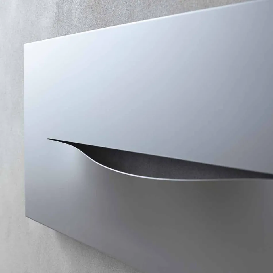 Plancha Radiante Hidráulica de Diseño Horizontal en Acero hasta 820 W - Corte Viadurini