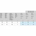 Placa radiante de acero de diseño vertical de 5 barras de hasta 1003 vatios - River Viadurini