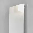 Placa radiante vertical en acero inoxidable Reflex Modern Design a 510 W - Ice Viadurini