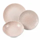 Platos Modernos de Color 18 Piezas Servicio Completo de Mesa en Gres - Creta Viadurini