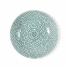 Platos Modernos de Color 18 Piezas Servicio Completo de Mesa en Gres - Creta Viadurini