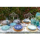 Platos Modernos de Color 18 Piezas Servicio Completo de Mesa en Gres - Creta Viadurini