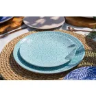 Platos Modernos de Color 18 Piezas Servicio Completo de Mesa en Gres - Creta Viadurini