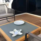 Platillo de mármol moderno en forma de estrella de mar Made in Italy - Ticcio Viadurini