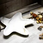 Platillo de mármol moderno en forma de estrella de mar Made in Italy - Ticcio Viadurini