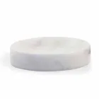 Jabonera de mármol blanco de Carrara hecha en Italia - Sismo Viadurini