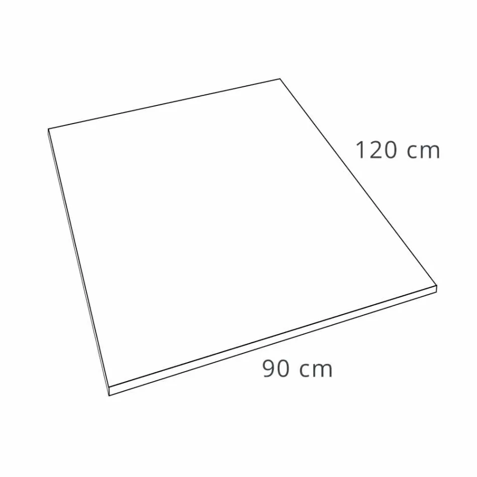 Plato de Ducha 120x90 Diseño Moderno en Resina Efecto Hormigón - Cupio Viadurini