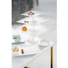 Plato de porcelana de 12 piezas, elegante, decorado a mano - Rafiki Viadurini