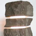Piedra de mármol Pesco Carnico luminoso con 3 cortes Stonehenge