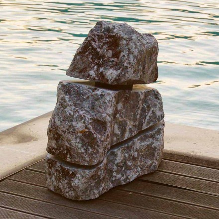 Piedra brillante mármol Pesco Carnico llevó la Cruz, una pieza Viadurini