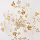 Lámpara de techo de metal y cristal de 6 luces para interiores de estilo sofisticado – Orchidea Viadurini