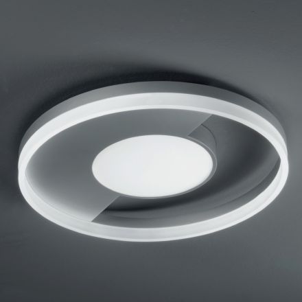 Lámpara de pared LED en metal con difusor perimetral - Carmelino Viadurini