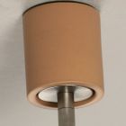Lámpara de techo artesanal en cerámica y metal Made in Italy - Toscot Match Viadurini