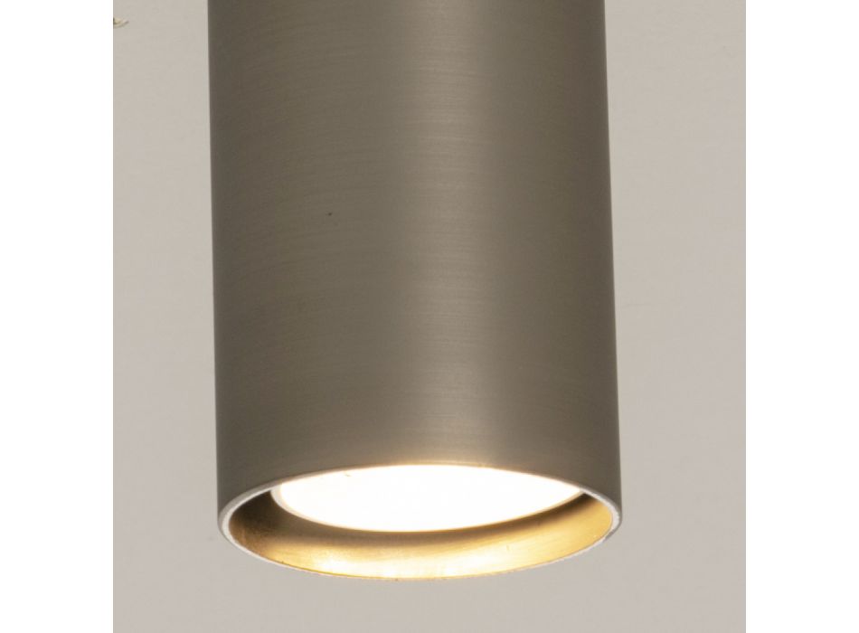 Lámpara de techo artesanal en cerámica y metal Made in Italy - Toscot Match Viadurini